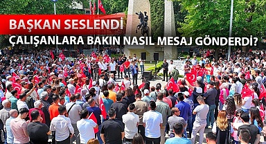 Çavuşoğlu, işçilerin bayramına eşlik etti