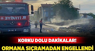 Denizli’de korku dolu dakikalar