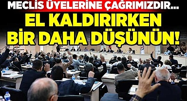 El kaldırırken bir daha düşünün!