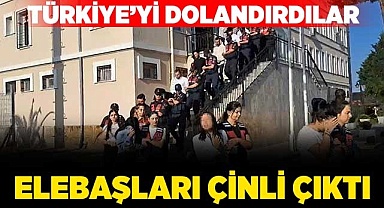 Elebaşlarından biri Çinli çıktı