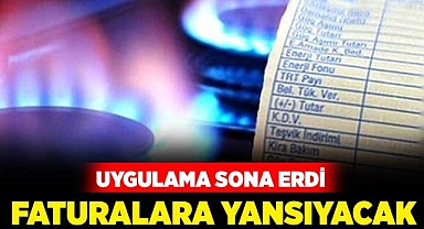 Faturalara yansıyacak