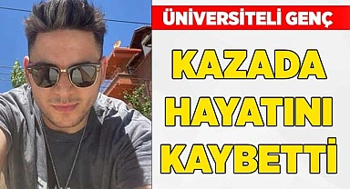 Genç adam kazada can verdi