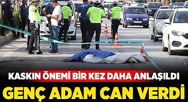 Genç adam motosiklet kazasında can verdi