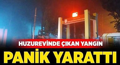 Huzurevinde çıkan yangın panik yarattı