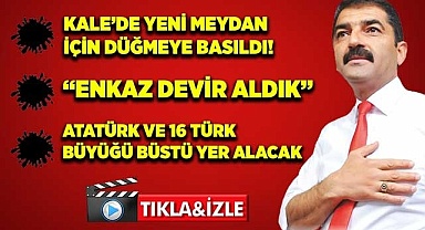 Kale için düğmeye bastı