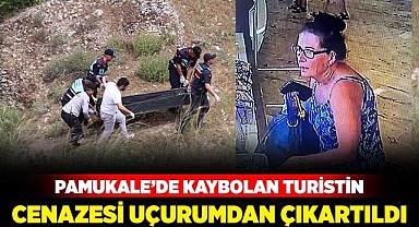 Kaybolan turistin cansız bedeni uçurumdan çıkartıldı