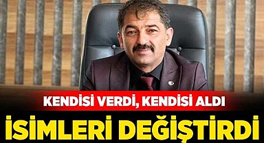 Kendisi verdi, kendisi aldı