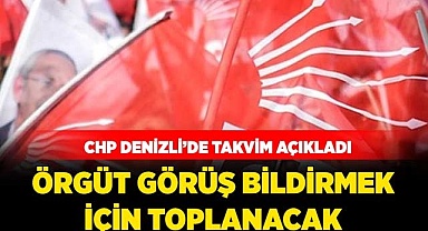 Örgüt görüş bildirmek için toplanacak