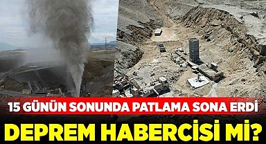 Patlamalar depremin habercisi mi?