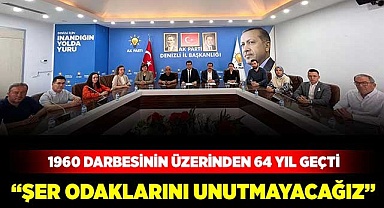“Şer odaklarını unutmayacağız”
