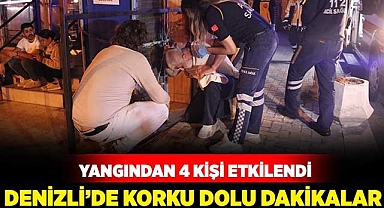 Yangından 4 kişi etkilendi