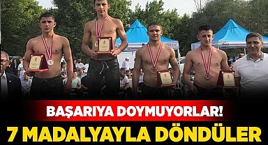 7 madalya ile döndüler