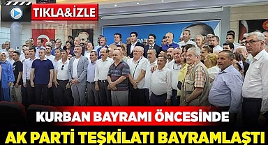 AK Parti teşkilatı bayramlaştı