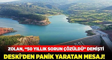 DESKİ’den panik yaratan mesaj!