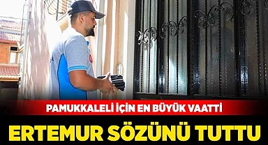 Ertemur sözünü tuttu