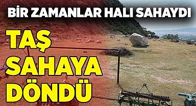 Halı saha, taş sahaya dönüştü