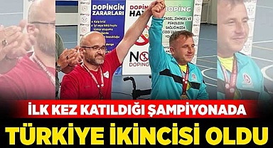 İlk kez katıldığı şampiyonada Türkiye ikincisi oldu
