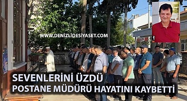 Kalp krizi geçiren postane müdürü kurtarılamadı