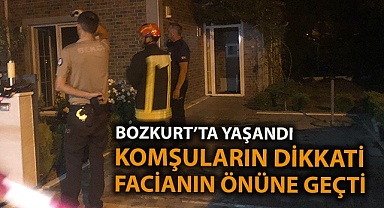 Komşuların dikkati yangının büyümesini önledi