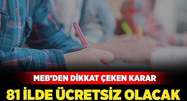 MEB’den dikkat çeken karar!