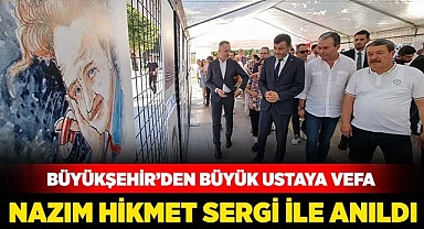 Nazım Hikmet sergi ile anıldı