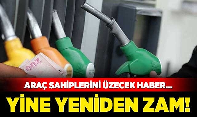 Yine yeniden zam!