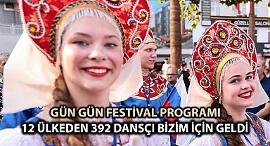 12 ülkeden 392 dansçı Denizli'ye geldi