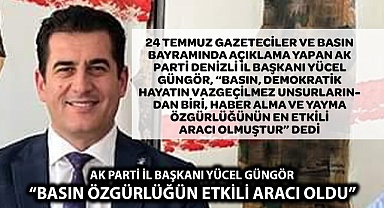 Başkan Güngör’den 24 Temmuz mesajı