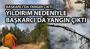 Başkarcı Dağı’nda yangın çıktı