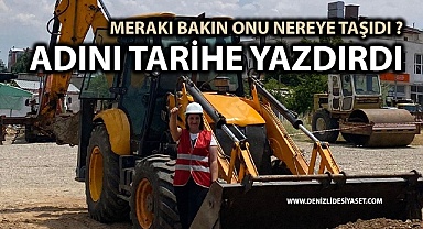 Bölgede ilk ve tek kadın operatör oldu