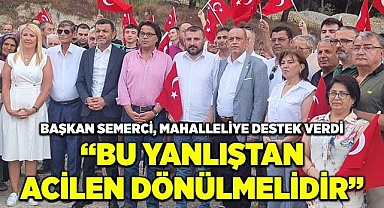  “Bu yanlıştan acilen dönülmelidir”