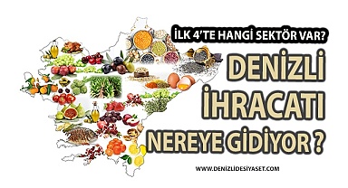 Denizli ihracatında öne çıkan sektörler