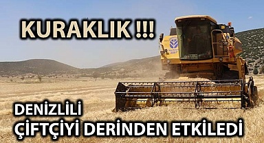 Denizlili çiftçiyi kuraklık vurdu