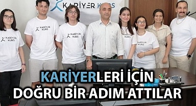 KARİYERleri için doğru bir adım attılar
