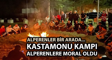 Kastamonu kampı Alperenler’e moral oldu