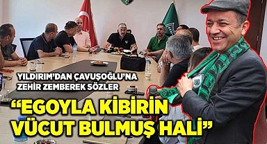 Yıldırım'dan Çavuşoğlu'na zehir zemberek sözler