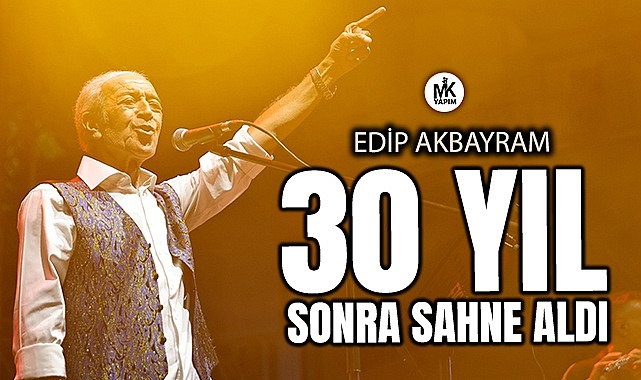 30 yıl sonra sahne aldığı Denizli’de sevenleri onu yalnız bırakmadı