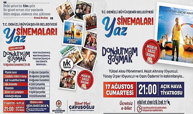 Açık havada sinema keyfi yaşamak için hazır mısınız?