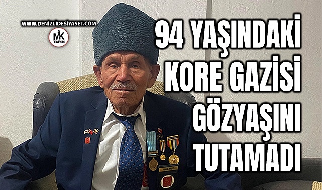 94 yaşındaki Kore Gazisi bakın ne için gözyaşı döktü