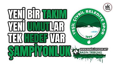 Yeşil Çivril Belediyespor hedefe kitlendi 