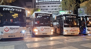 ALPERENLER KURULTAY İÇİN ANKARA'YA HAREKET ETTİ 