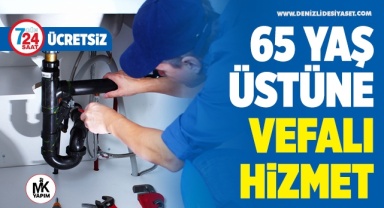 65 yaş üstüne vefalı hizmet verecek