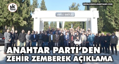 Anahtar Parti şehitlikten ses yükseltti