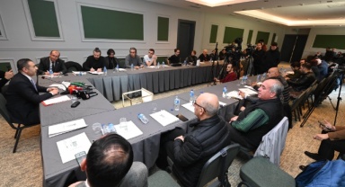 BAŞKAN ERDOĞAN, BASIN İLE BULUŞTU