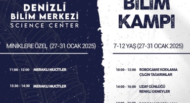 Denizli Bilim Merkezi’nde Kış Bilim Kampı heyecanı!