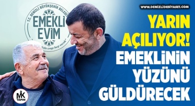 Denizli Emekli Evim hizmete açılıyor