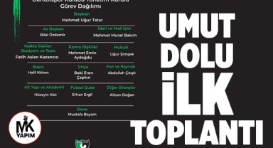 Denizlispor'da umut dolu ilk toplantı