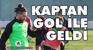 Kaptan gol ile döndü
