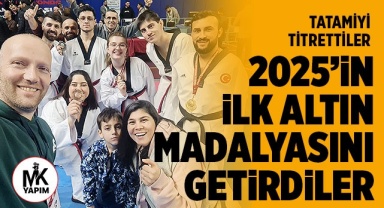 Tatamiyi titrettiler altın madalya ile döndüler