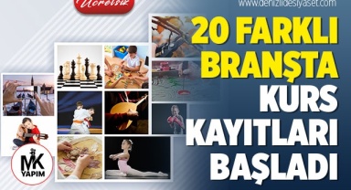20 branşta kayıtlar başladı